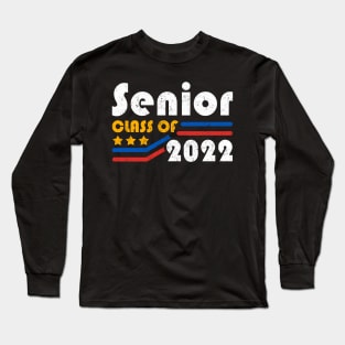 Seniors Class of 2022 Retro Long Sleeve T-Shirt